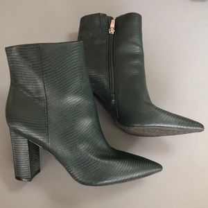 Marc Fisher Green Bootie